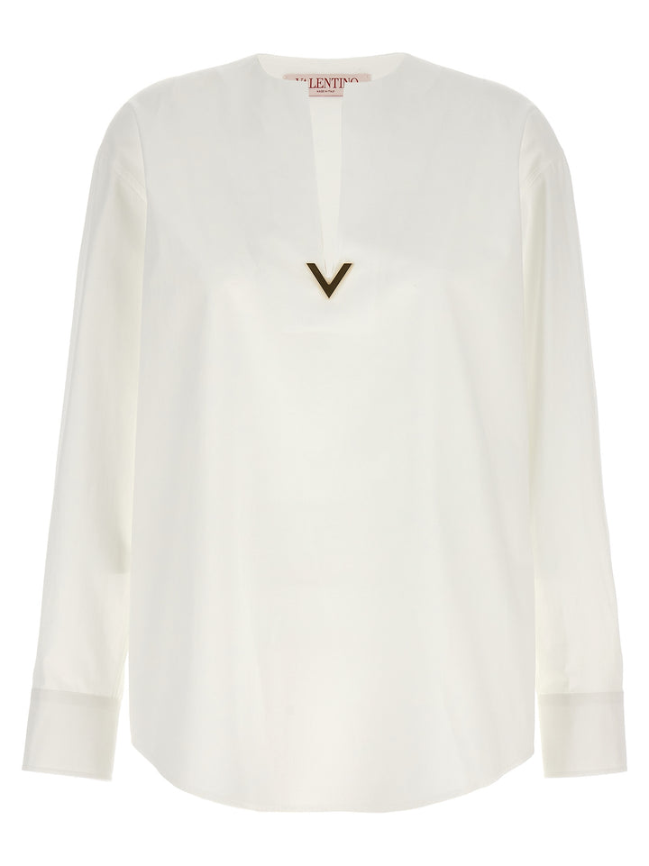 V Gold Tops White