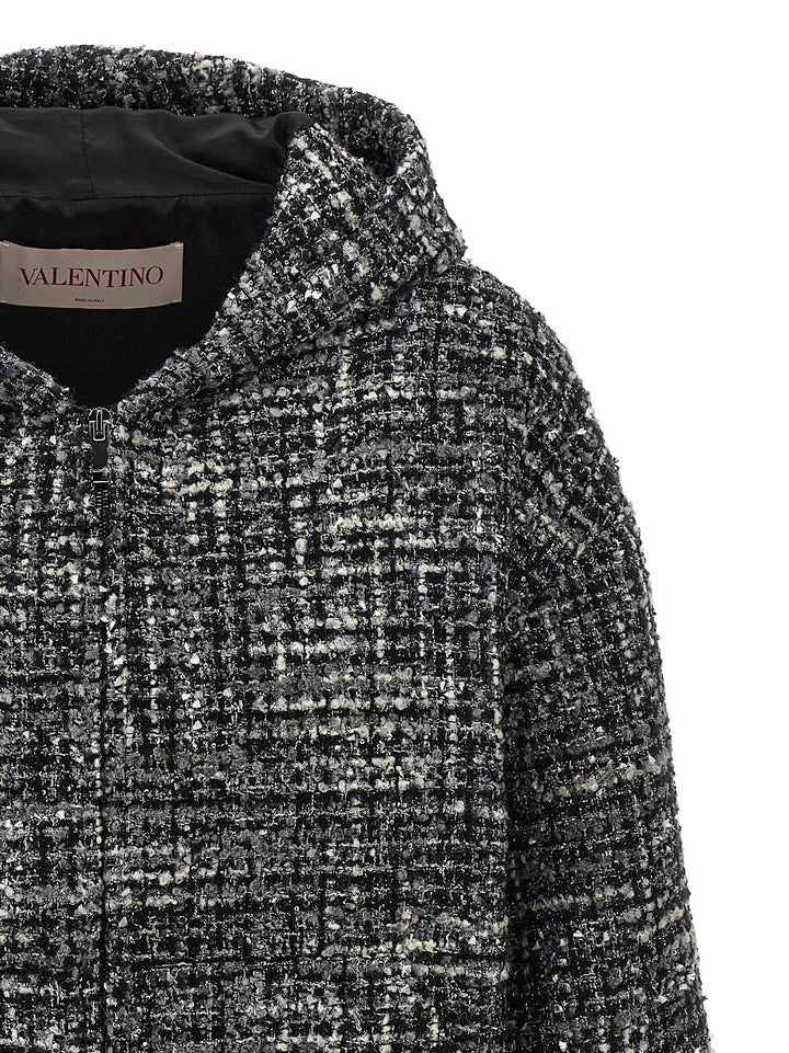 Valentino Hooded Jacket Casual Jackets, Parka Multicolor