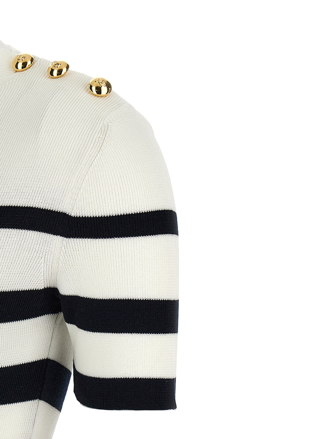 Valentino Striped Sweater Sweater, Cardigans Blue