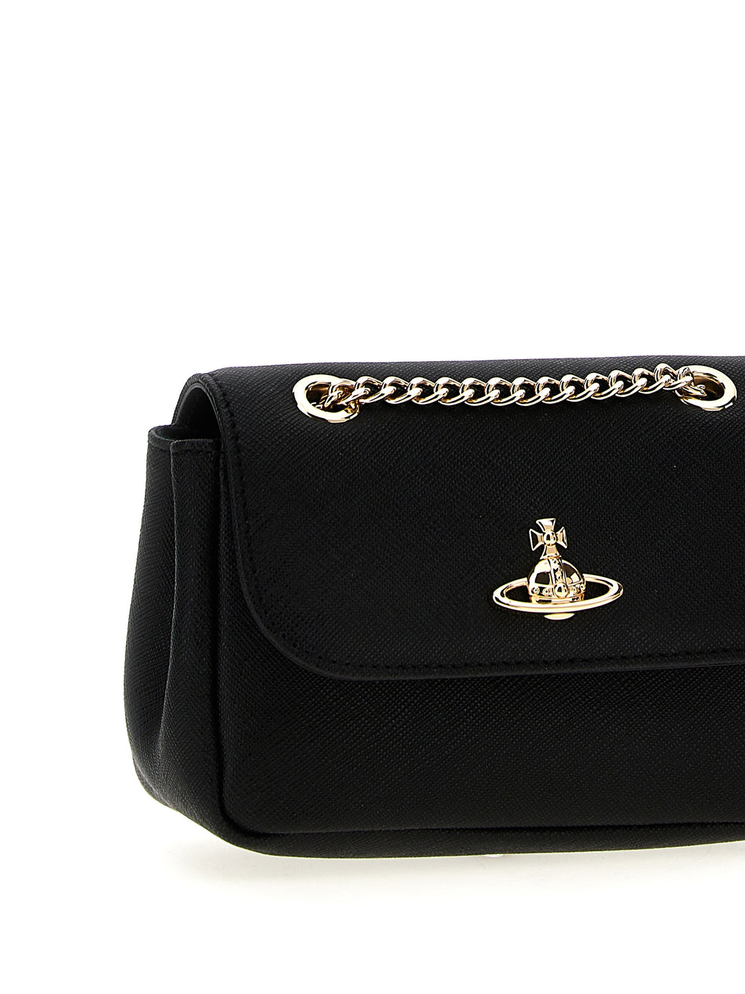 Vivienne Westwood Small Purse Chain Shoulder Bags - Black | 94908986637238c1549fc228ce6851ef12256d93
