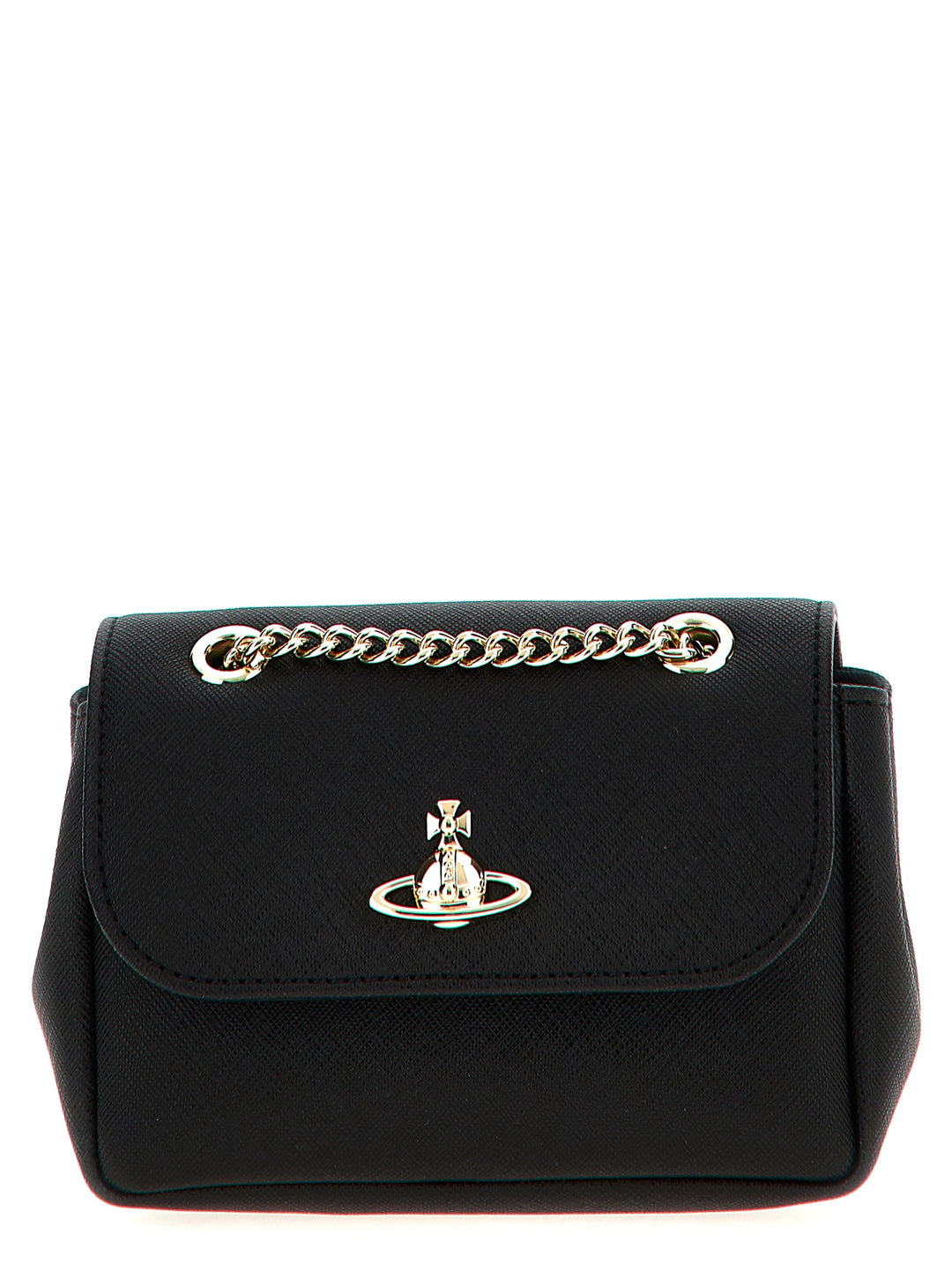 Small Purse Chain Crossbody Bags Black