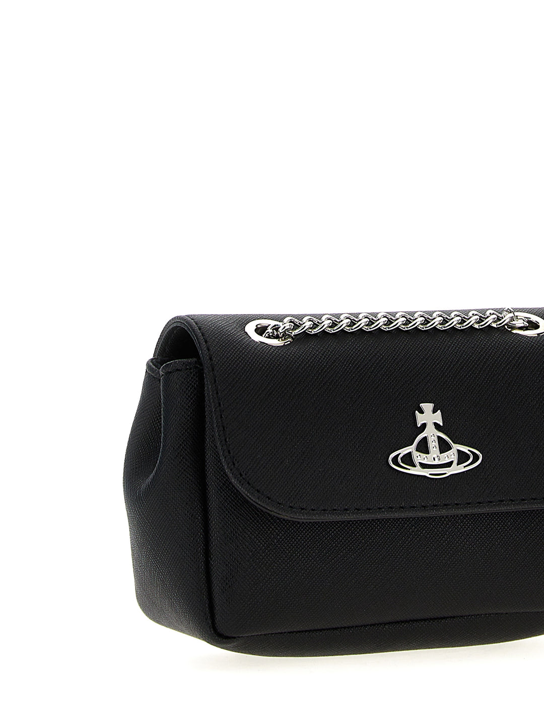 Small Purse Chain Crossbody Bags Black