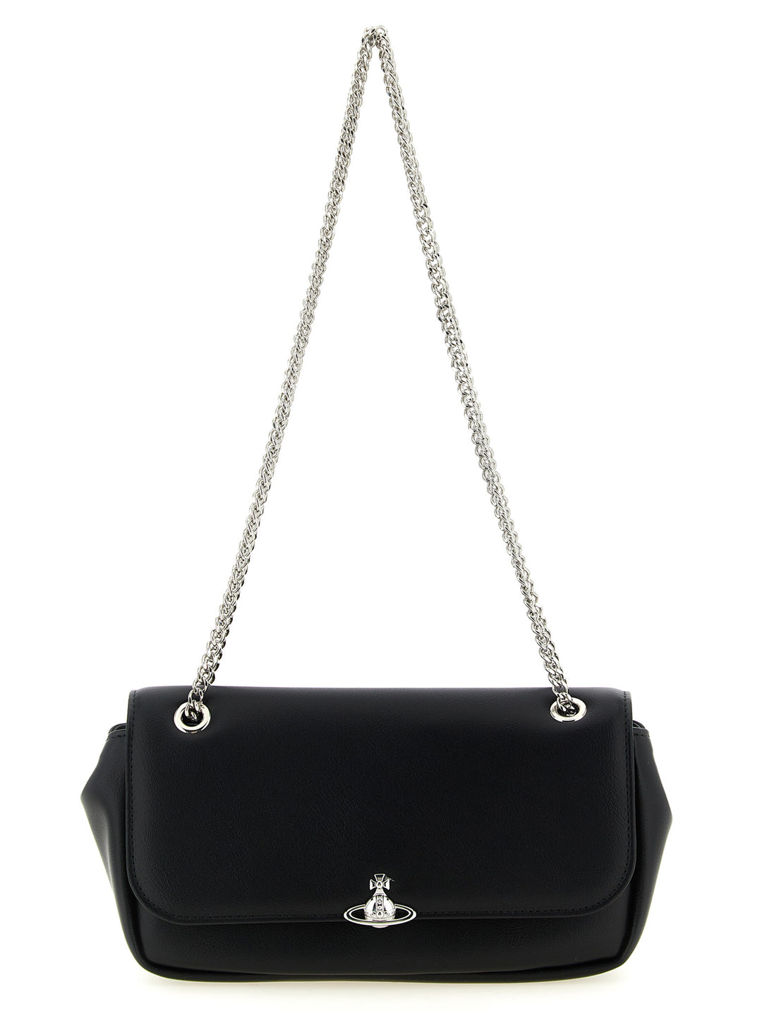 Vivienne Westwood Chain Crossbody Purse Crossbody Bags - Black | 22322370529f256b78ca0b0a7ea6e7c98310a519