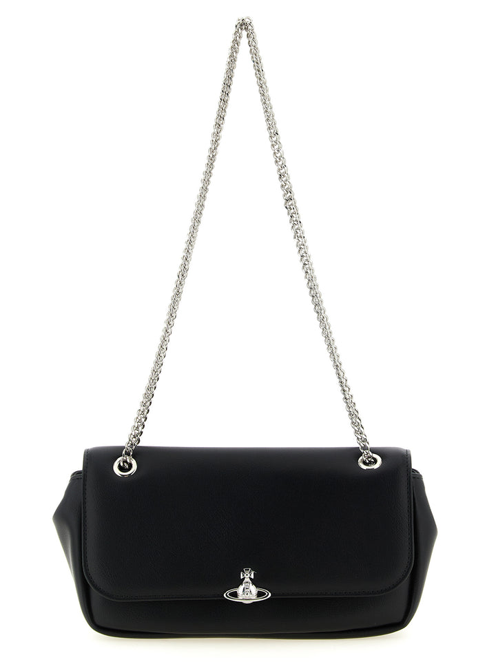 Vivienne Westwood Chain Crossbody Purse Crossbody Bags - Black | 22322370529f256b78ca0b0a7ea6e7c98310a519