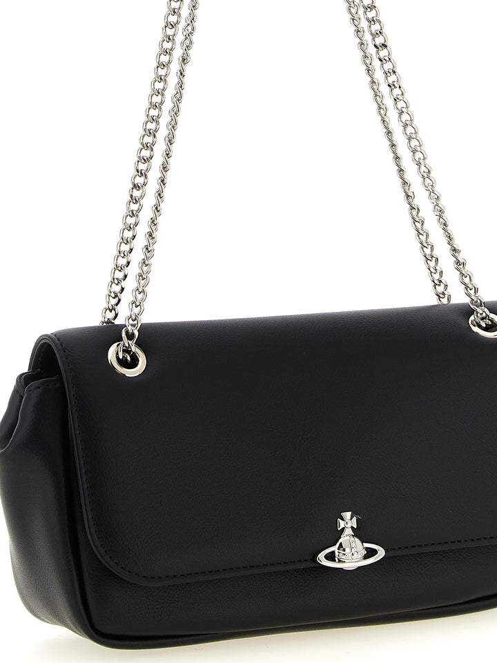 Vivienne Westwood Chain Crossbody Purse Crossbody Bags - Black | ddf4c8409d24a94108301170656ba3e4273be3e6
