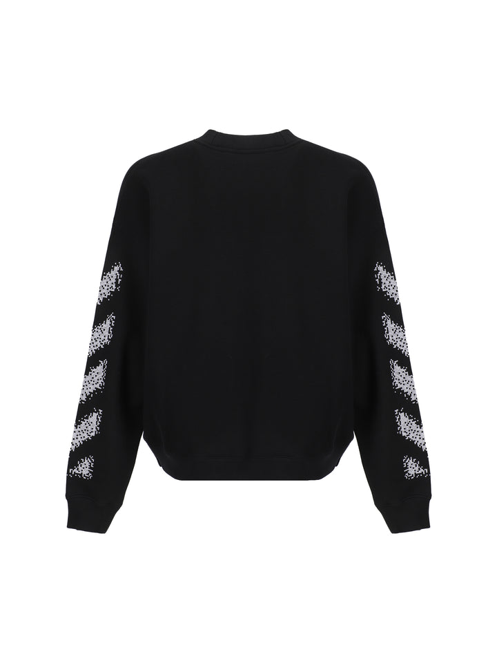 PIXEL DIAG SKATE CREWNECK