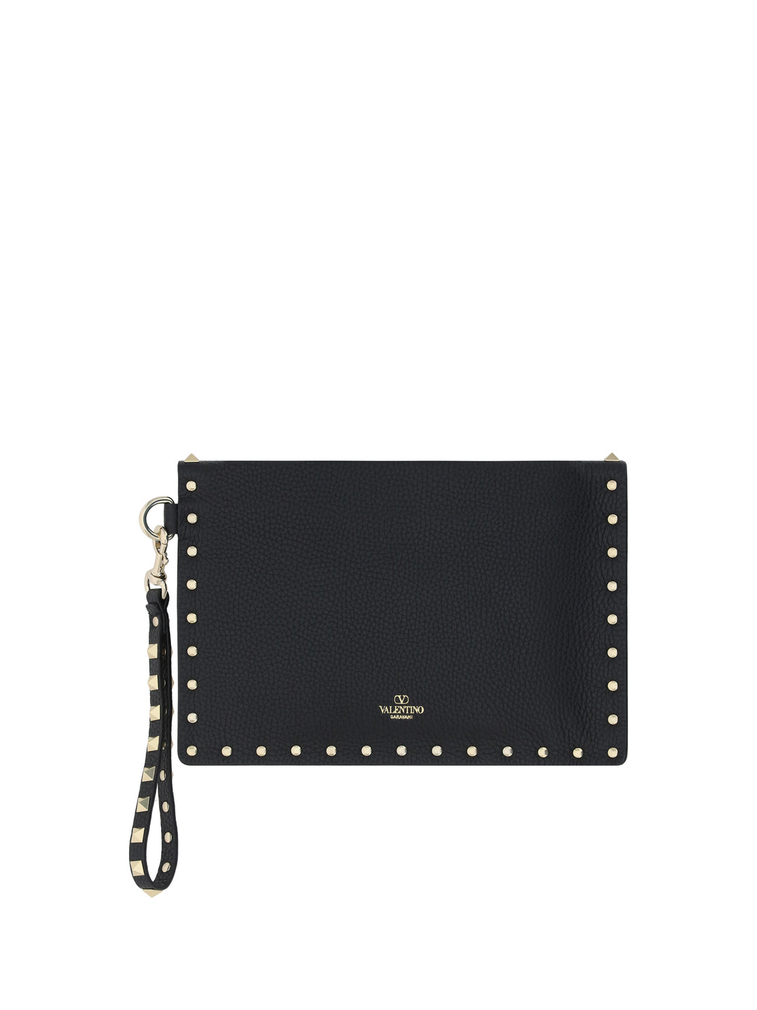 MEDIUM FLAT POUCH | ROCKSTUD | VITELLO S