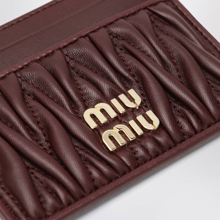Miu Miu Apparel & Accessories - Burgundy | 28fdb9438a34102b53d3d2ef703087faa44b6275