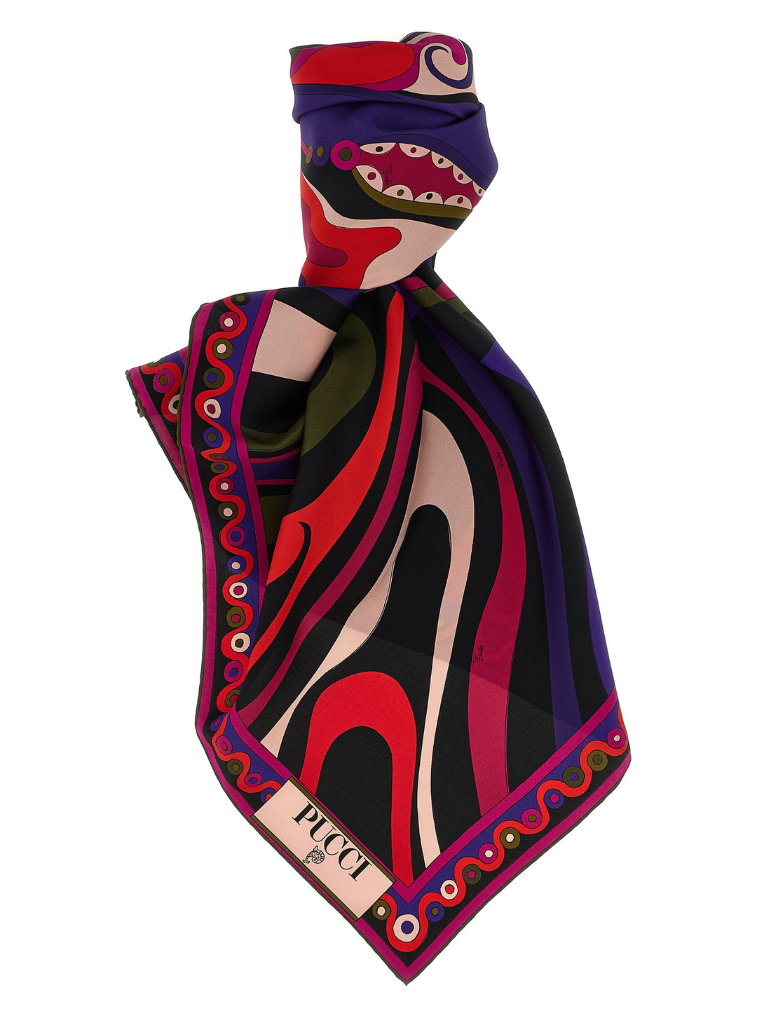 Emilio Pucci Patterned Scarf Scarves and Foulards - Multicolor | 9c5a3eaeef4016da8dad55bde7b6300db34831cb