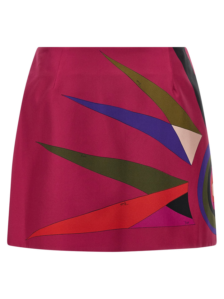 Emilio Pucci Silk Skirt Skirts - Fuchsia | c2c4077e2279c129aa3349198e79f7f69bbbefd6