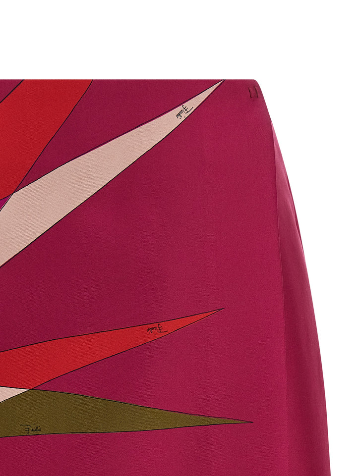 Emilio Pucci Silk Skirt Skirts - Fuchsia | 4e8bbc0082e20b00018177a6b06af0426bdfe477