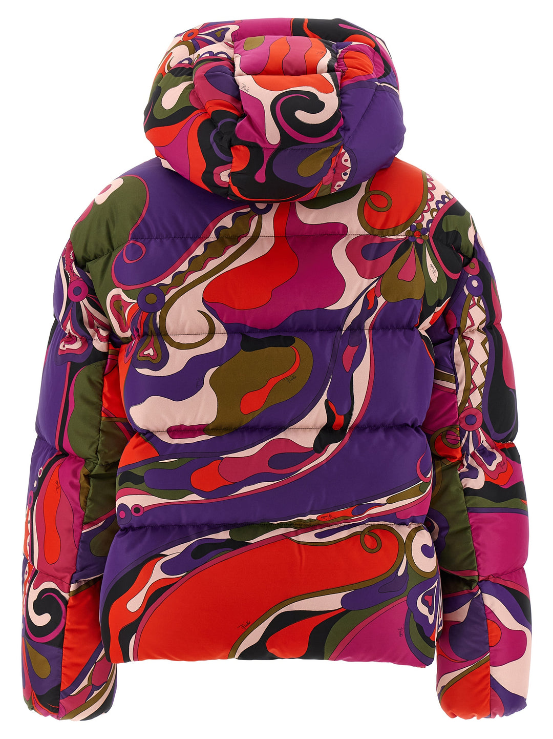 Emilio Pucci Orchidee Puffer Jackets - Multicolor | 974648bbdba78636b87a53718658e066cbd6881f
