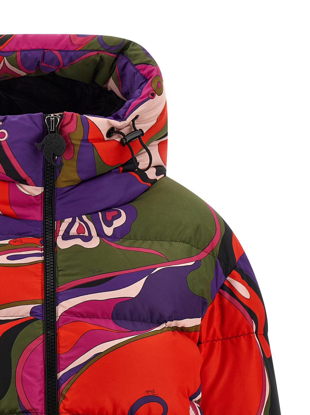 Emilio Pucci Orchidee Puffer Jackets - Multicolor | 954ad83920ea1ffb8a1e07c9199b0154d51a2361