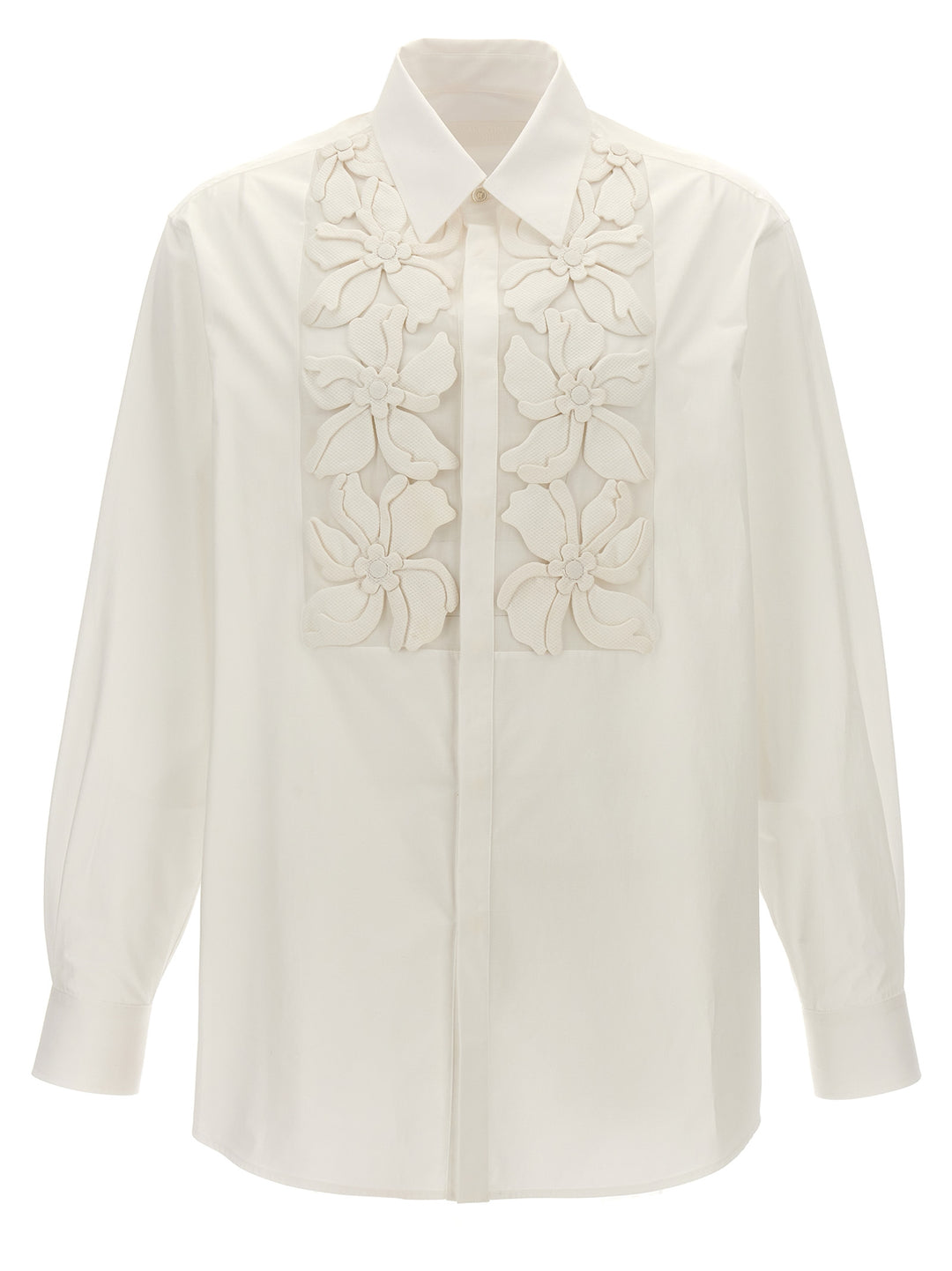 Hibiscus Shirt, Blouse White