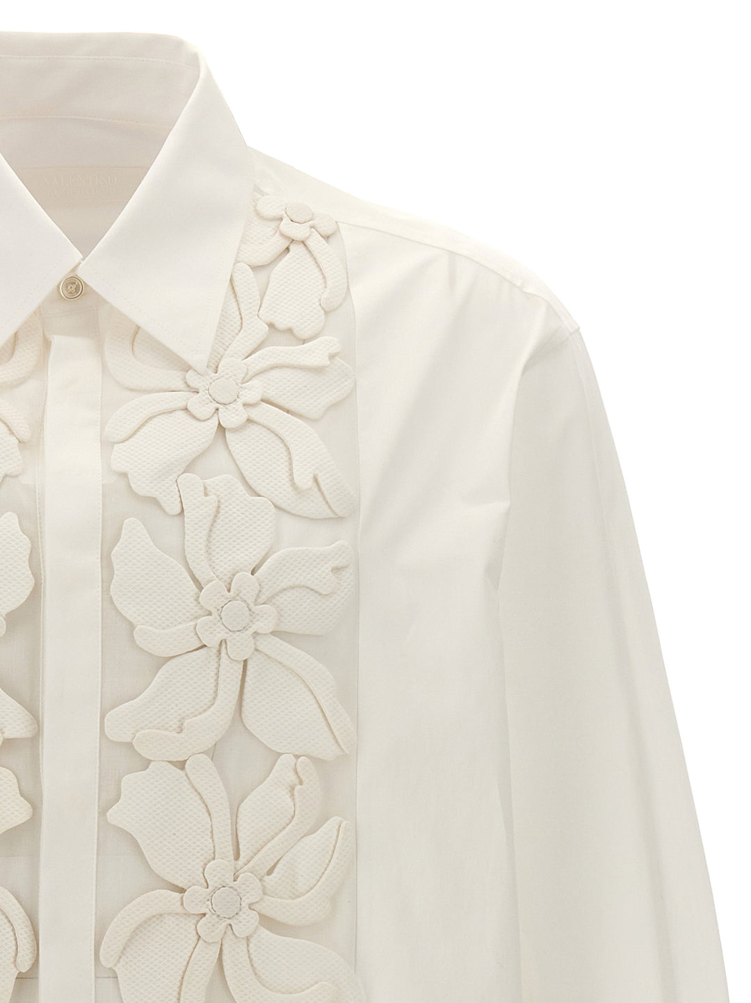 Hibiscus Shirt, Blouse White