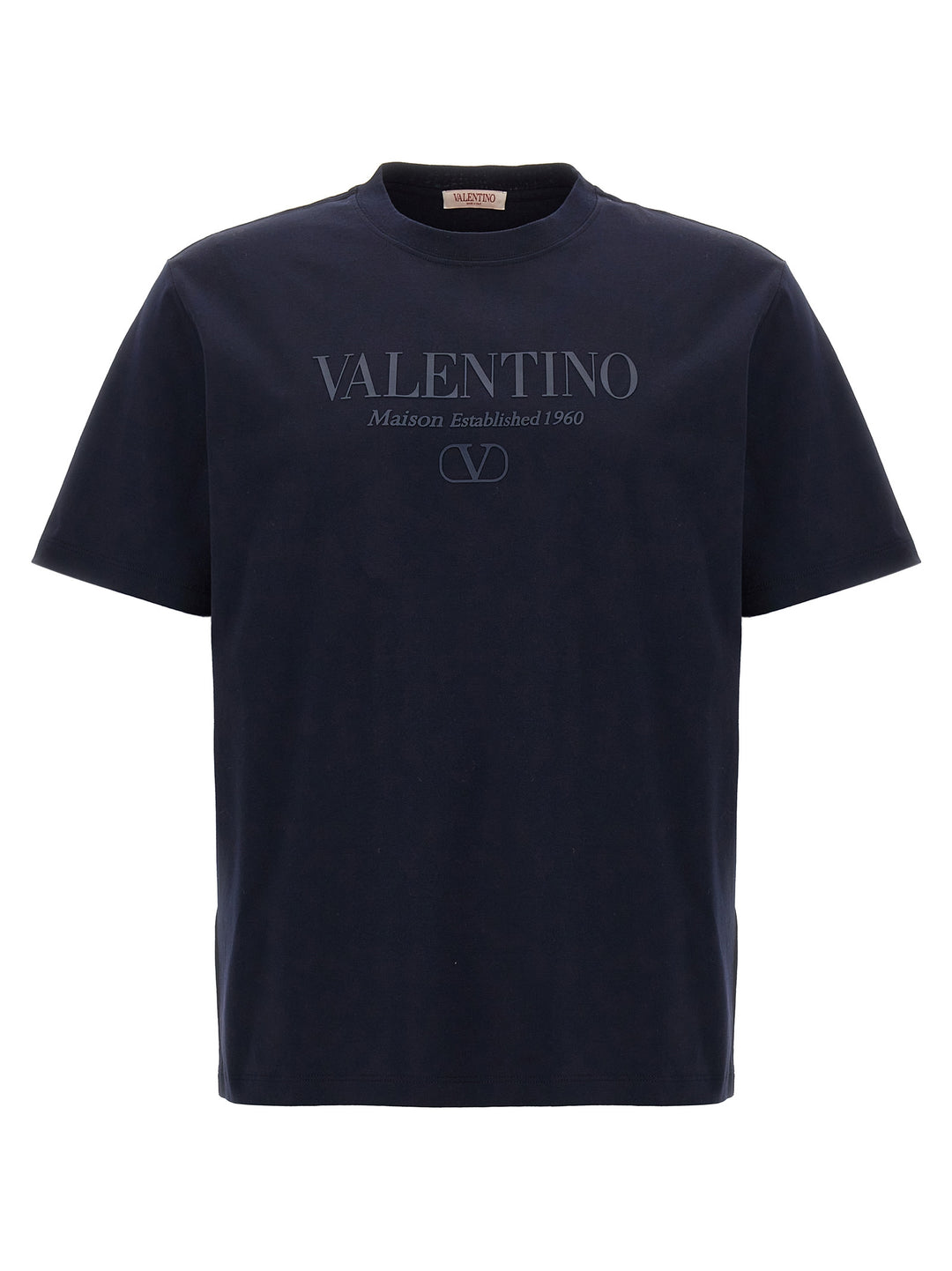 Valentino Logo Print T-Shirt Blue