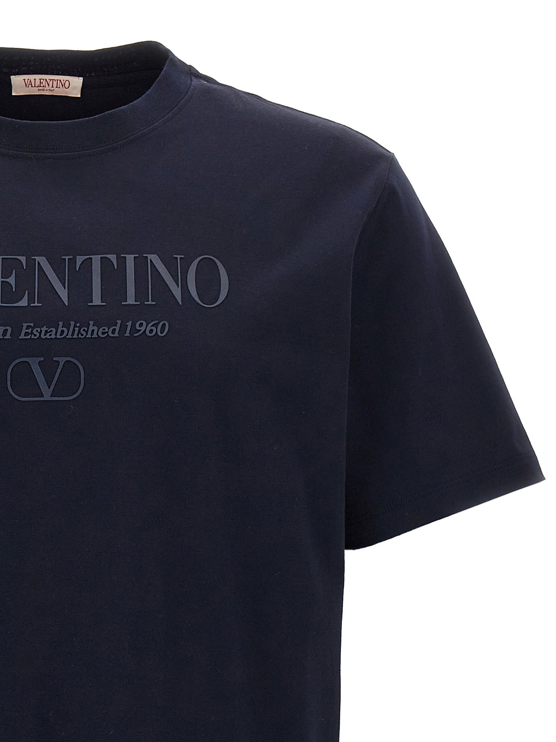 Valentino Logo Print T-Shirt Blue