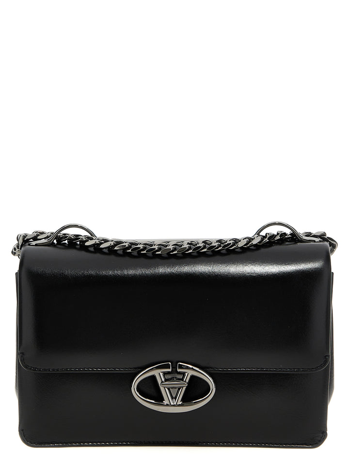 Vlogo Locker Shoulder Bags Black