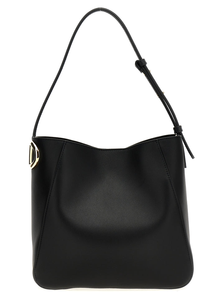 Bucket Vlogo Shoulder Bags Black