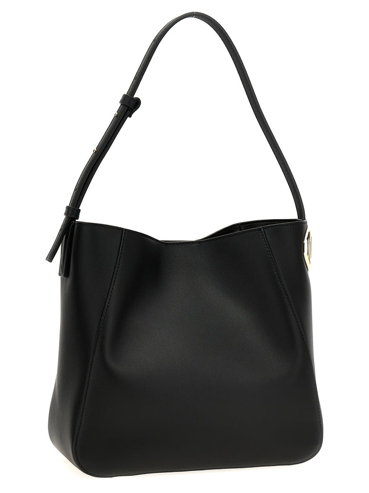 Bucket Vlogo Shoulder Bags Black