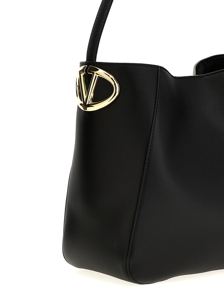 Bucket Vlogo Shoulder Bags Black