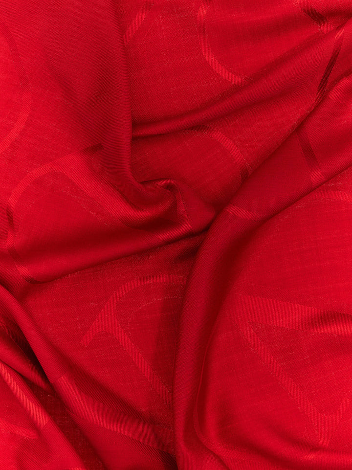 Vlogo Signature Scarves, Foulards Red