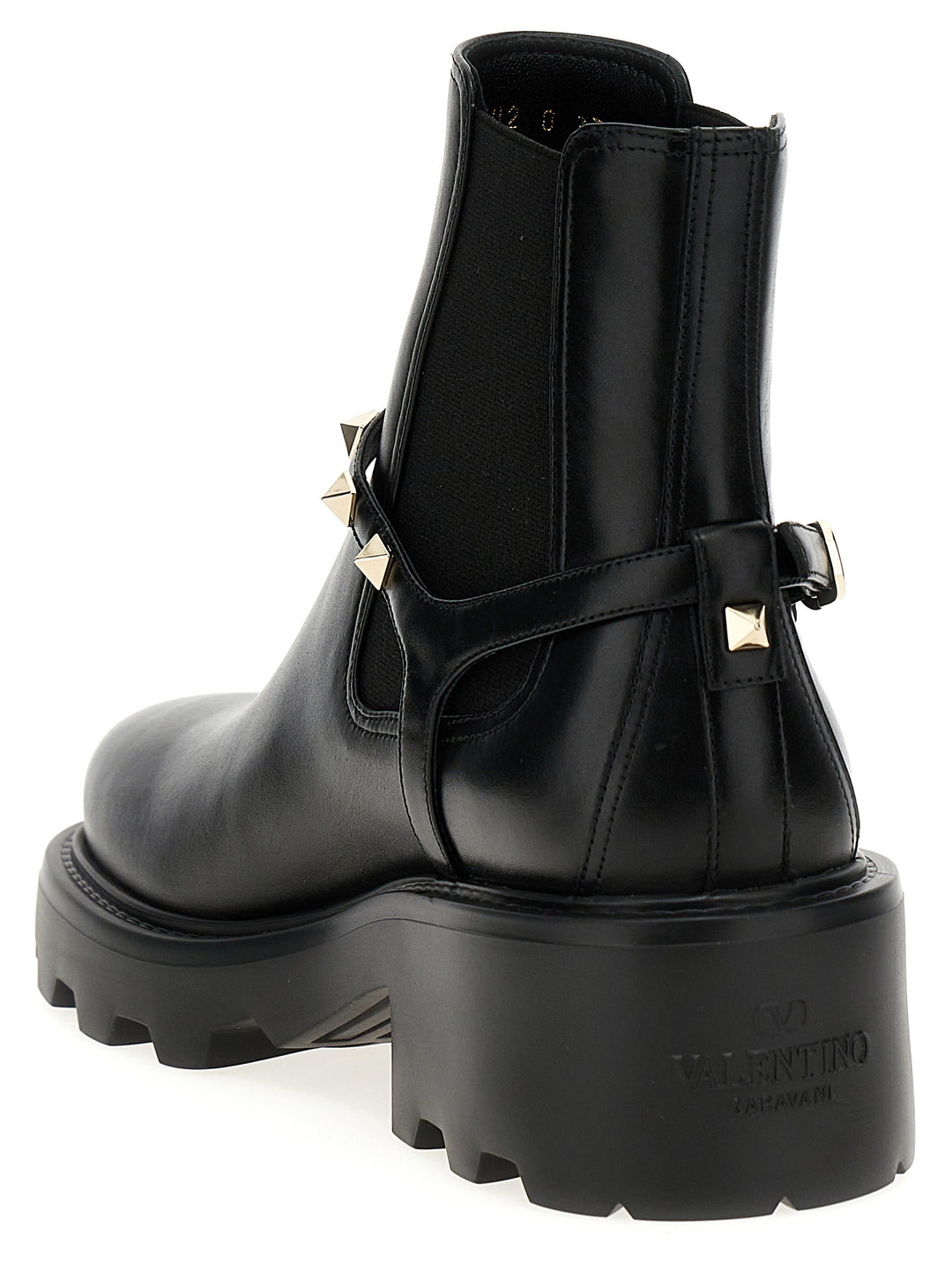 Rockstud Boots, Ankle Boots Black