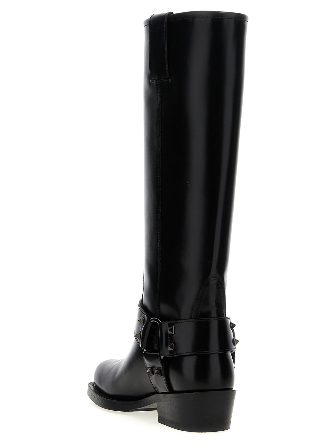 Rockstud Boots, Ankle Boots Black