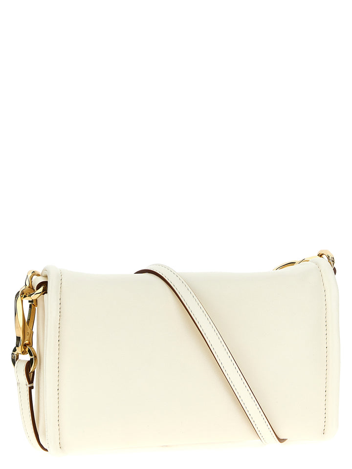 Vlogo Chain Clutch White