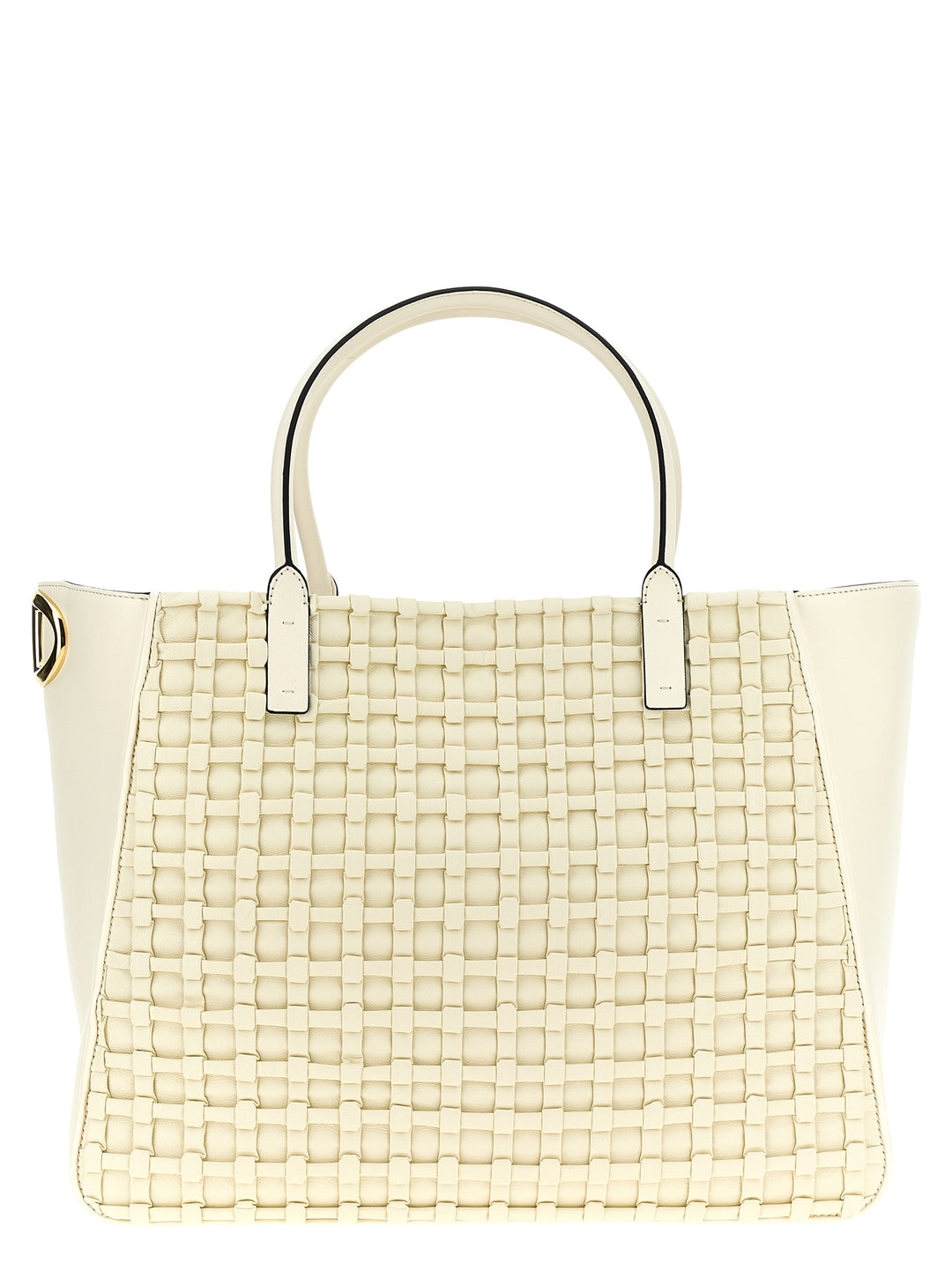 Vlogo Side Tote Bag White