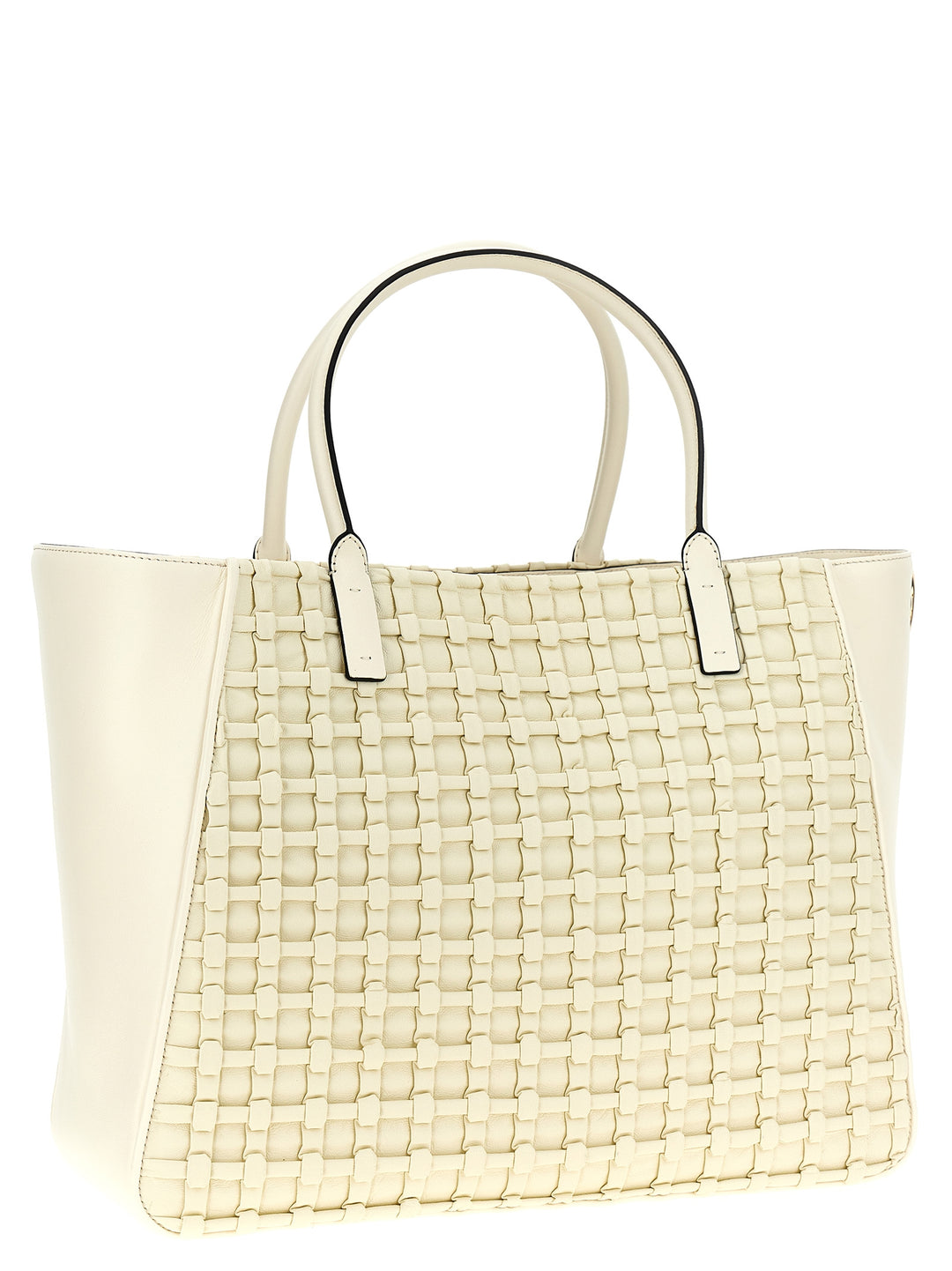 Vlogo Side Tote Bag White