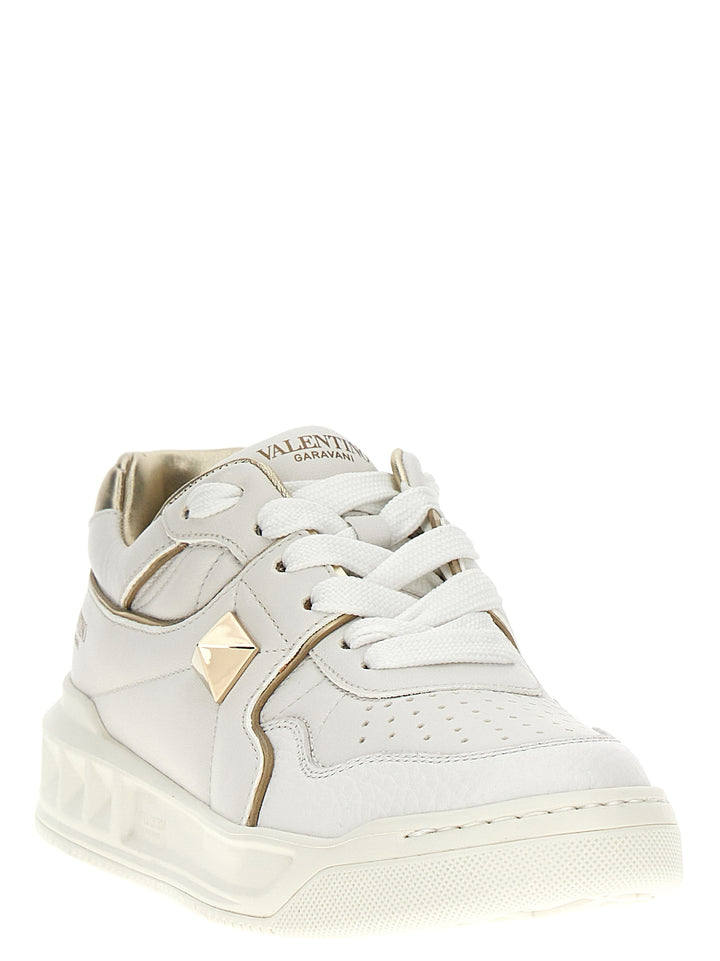 One Stud Sneakers Gold