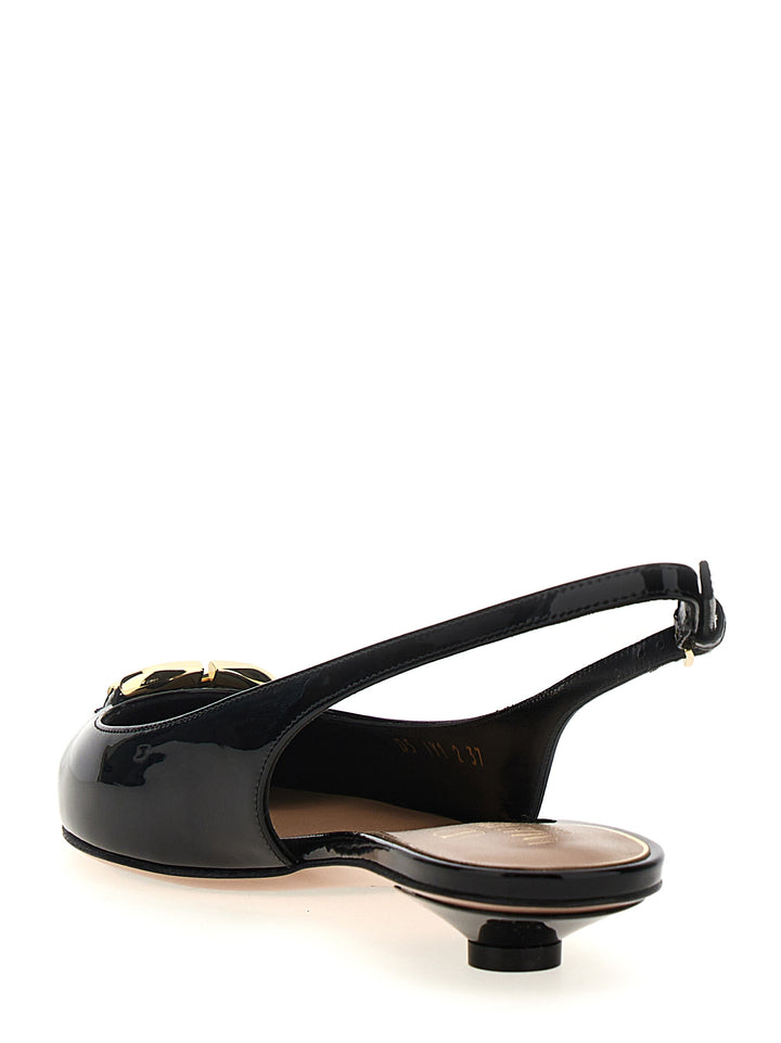 Vlogo Moon Flat Shoes Black