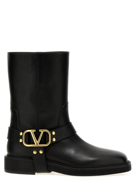 Vlogo Signature Boots And Ankle Boots Black