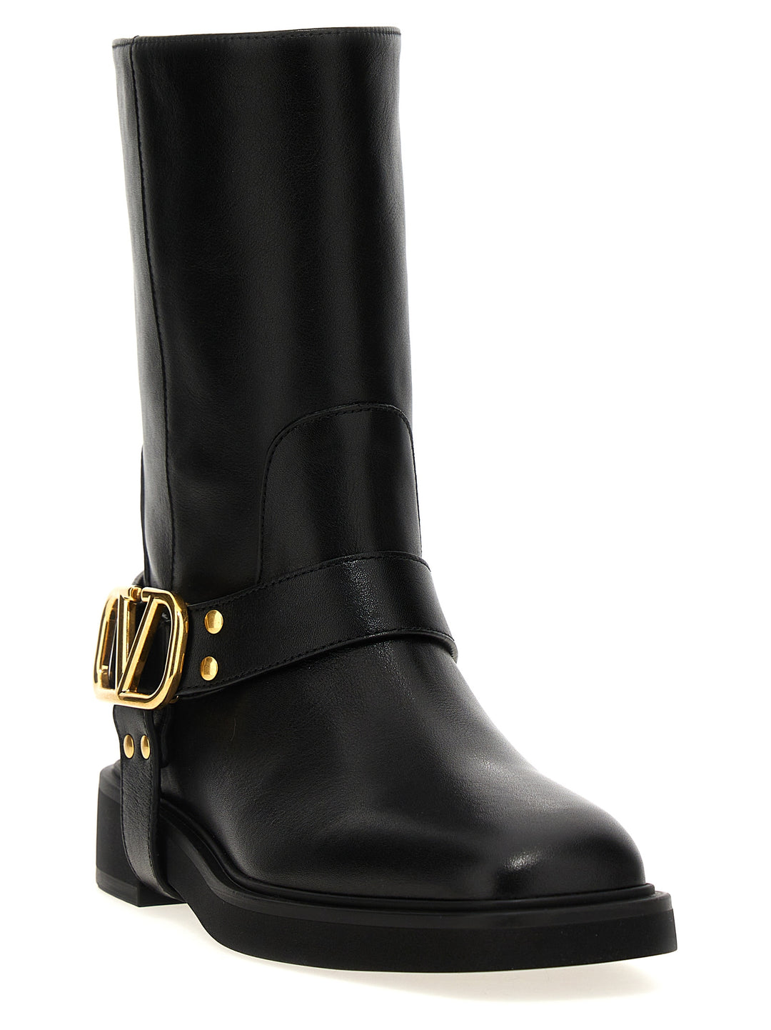 Vlogo Signature Boots, Ankle Boots Black