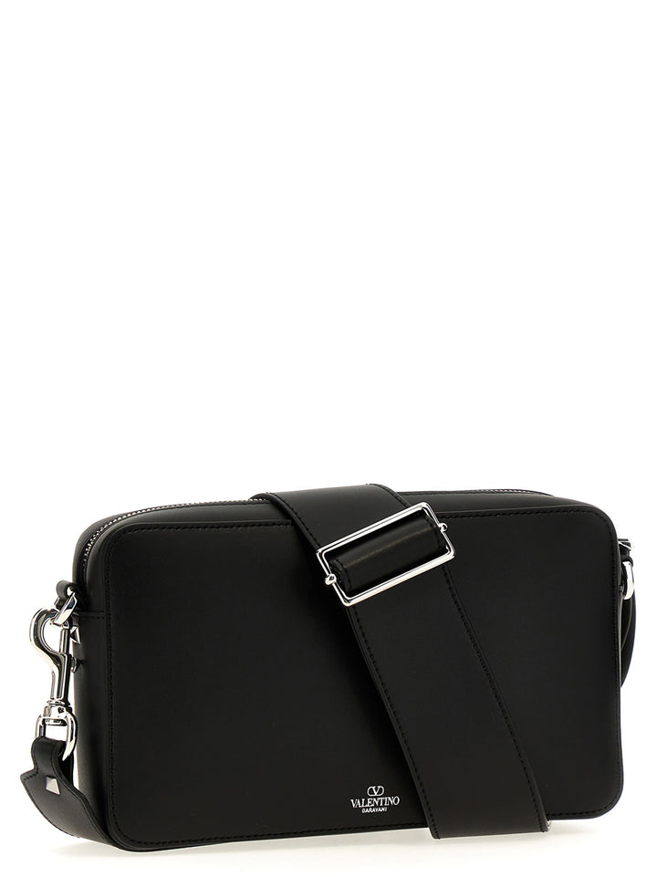 Vltn Crossbody Bags White/Black