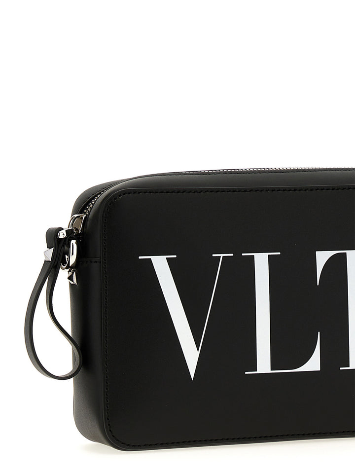 Vltn Crossbody Bags White/Black