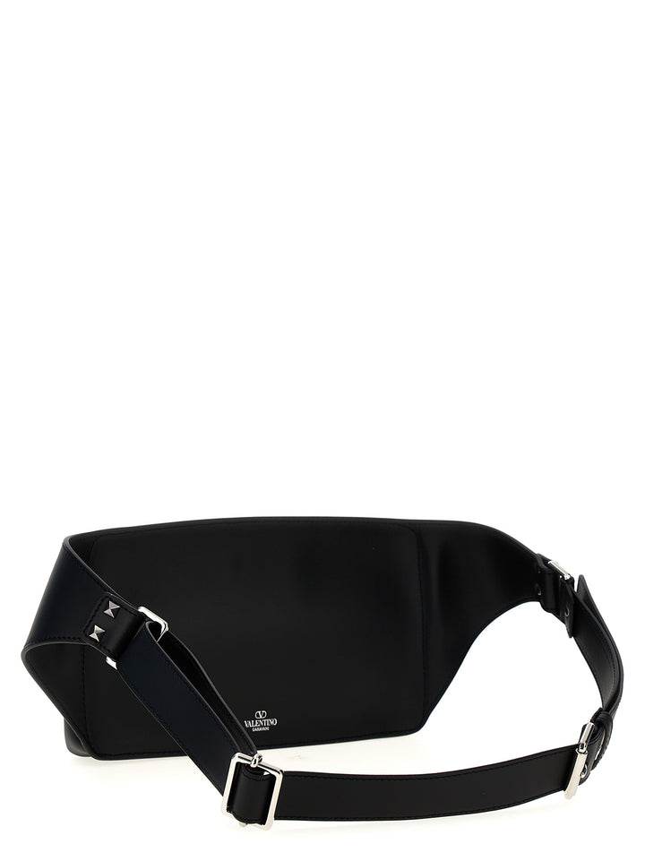 Vltn Crossbody Bags White/Black