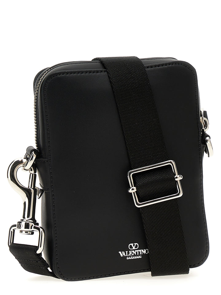 Vltn Crossbody Bags White/Black