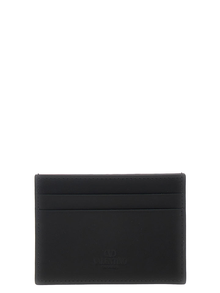 Vltn Wallets, Card Holders White/Black