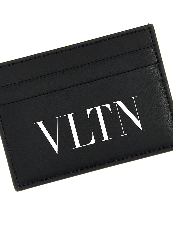 Vltn Wallets, Card Holders White/Black