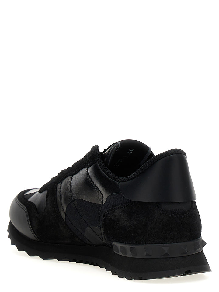 Rockrunner Camouflage Sneakers Black