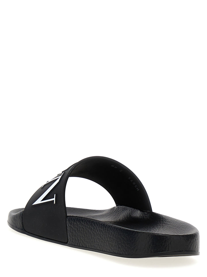 Vltn Sandals White/Black