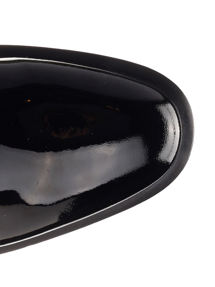 Slim Tread Lace-Up Derbies Lace-Up Shoes Black