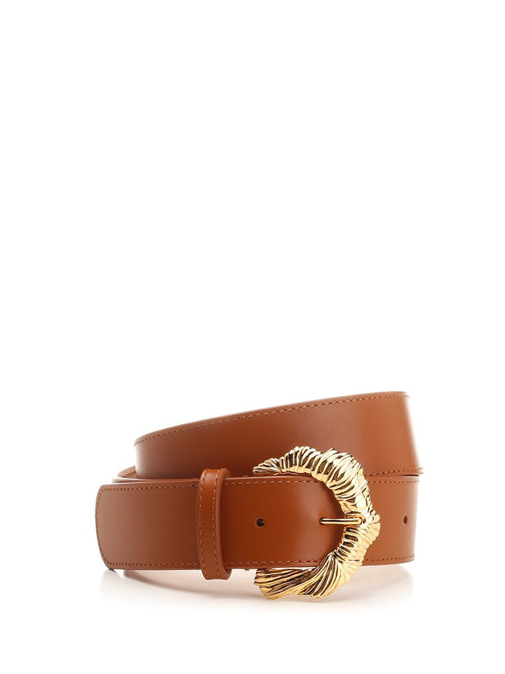 High-Waisted Belt Belts Brown