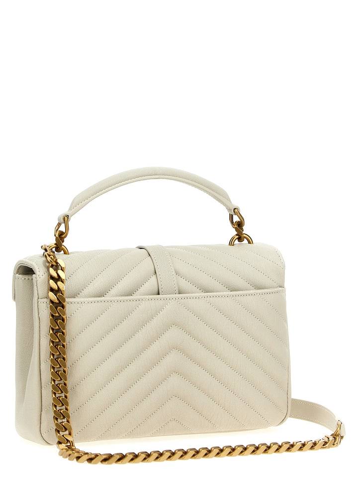 Saint Laurent College Crossbody Bags - White | a347717df60e8860bcadb039443d26f0d7d941bb