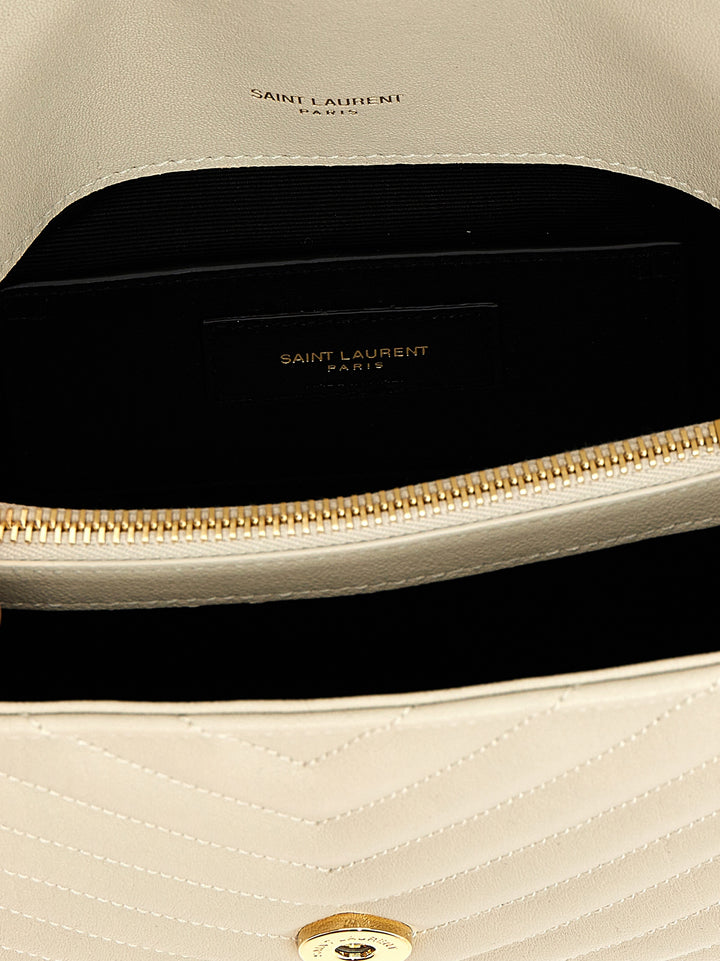 Saint Laurent College Crossbody Bags - White | d4a7e6d6e34b07b53cd7a241e0a700dd04b804fb