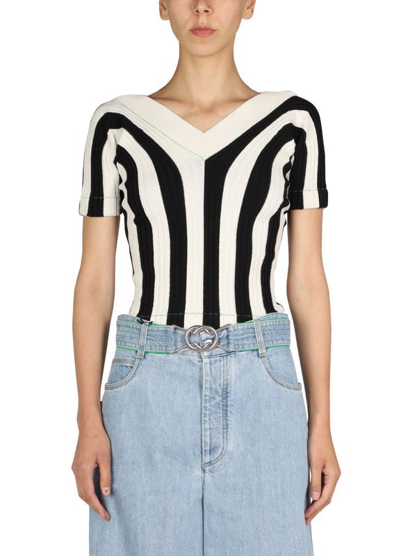 Striped Pattern Top