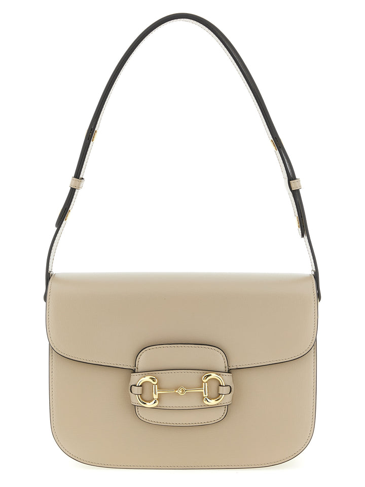 Gucci Gucci Horsebit 1955 Shoulder Bags - Beige | 28eeaab98468d2808c86b93b6fe14e7aebac67f3