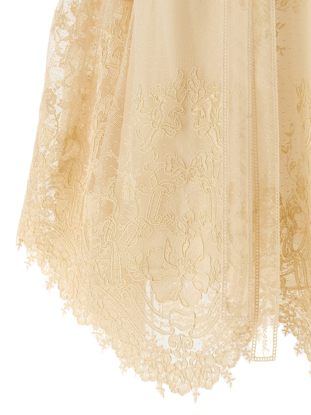 Zimmermann Hypnotic Tiered Lace Shirt and Blouse - Beige | 0da69454bdfbe08032e236608059509f1a67c63d